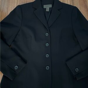 Classic Black Blazer Jacket size 8 Petite Excellent condition